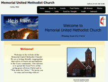 Tablet Screenshot of careymemorialumc.org
